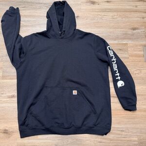 Carhartt Mens 3XL Black Original Fit Hoodie